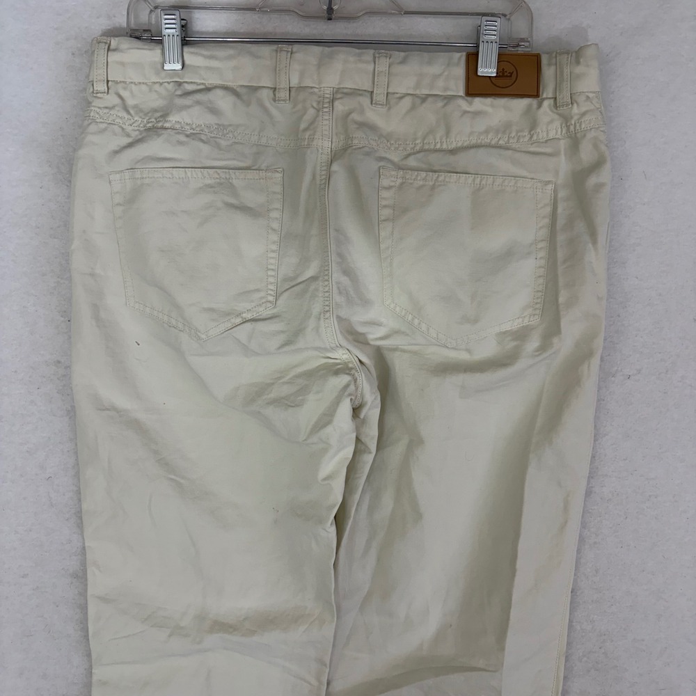 Peter Millar Seaside Men's Linen Cotton 5 Pocket Pants Casual Chino 36x33 White - Picture 4 of 10